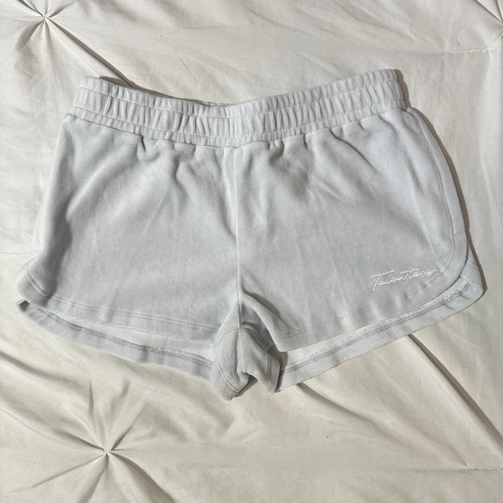 TALENTLESS Women's Athletic Shorts in Light Gray